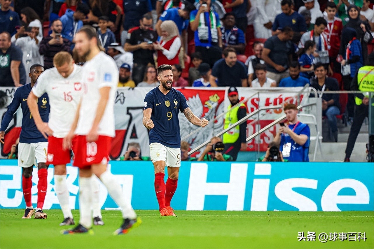 法国3-1战胜波兰晋级世界杯8强，姆巴佩梅开二度表现抢眼