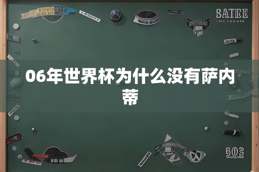 2006年世界杯为何没有哈维尔·萨内蒂？深入解析佩克尔曼的选人策略