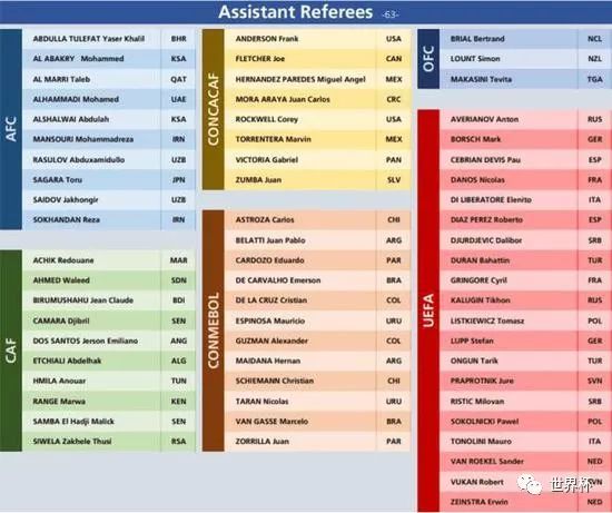 世界裁判员_世界杯 裁判_国际赛事裁判